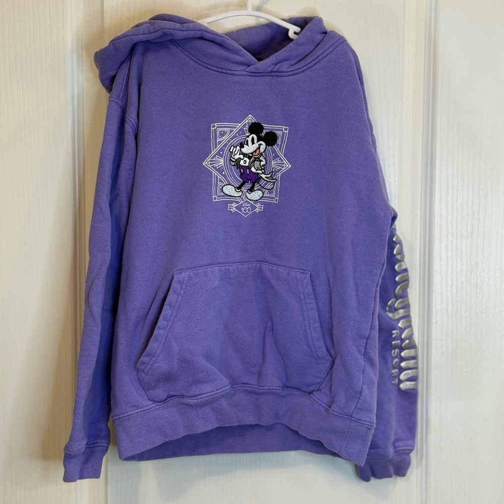 Disney 100 Lavender Hoodie with Logo